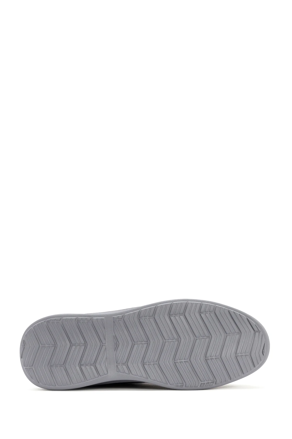 Erkek Gri Kumaş Sneaker - Image 4