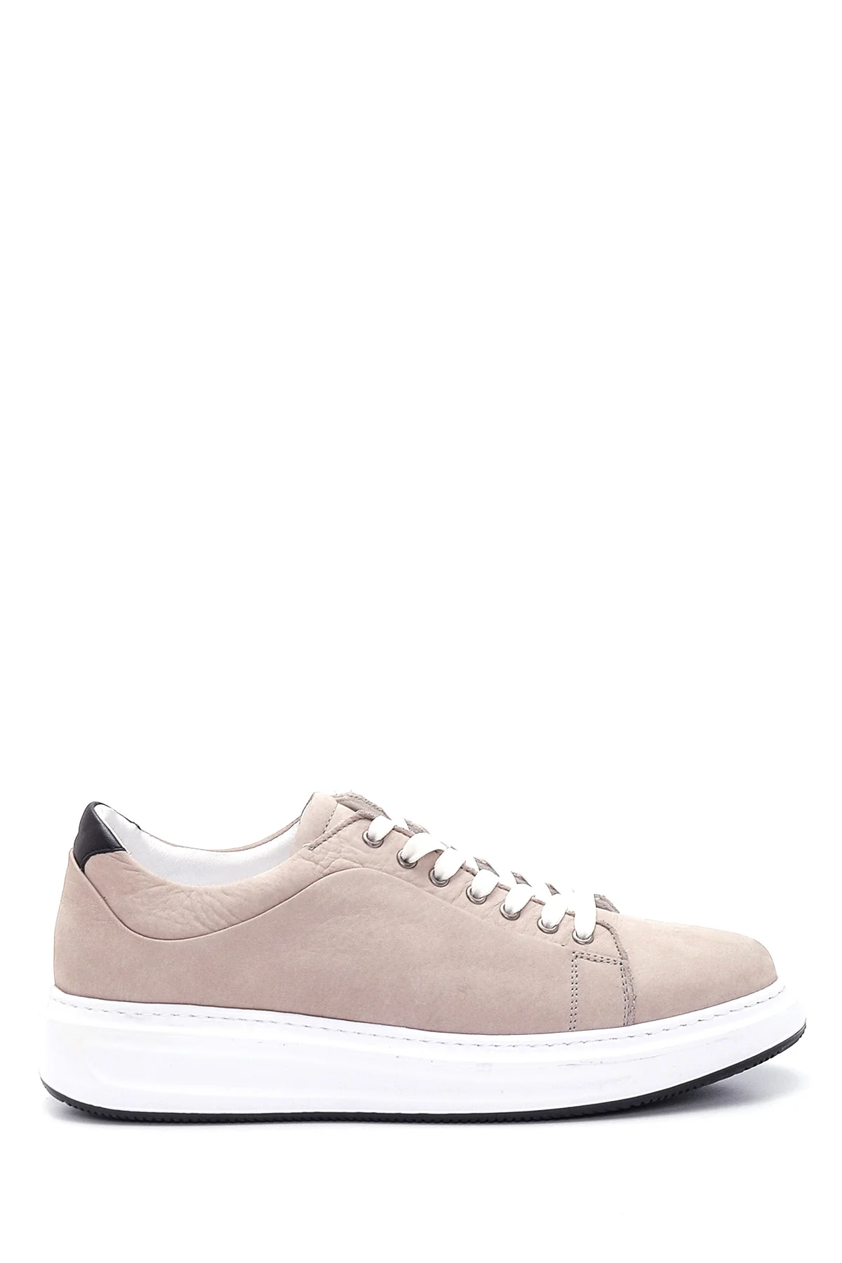 Erkek Gri Nubuk Deri Sneaker