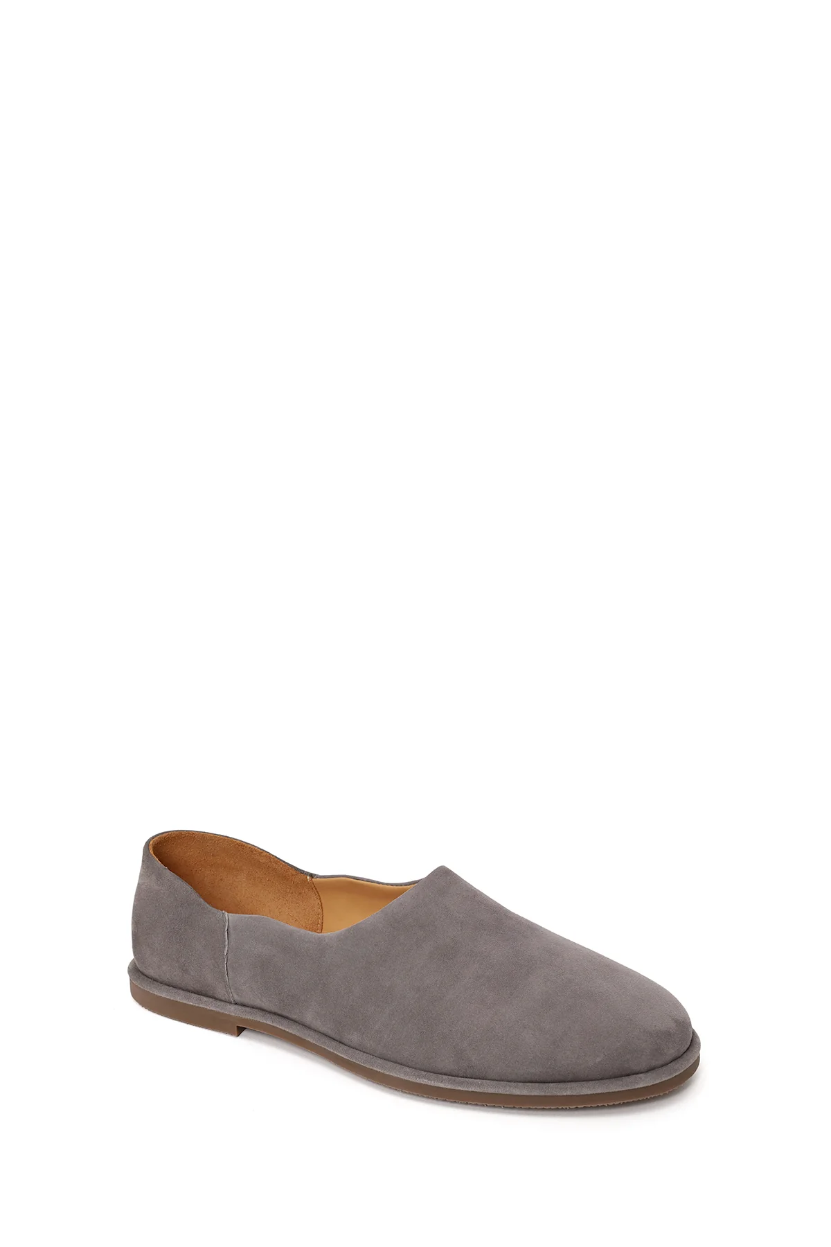 Erkek Gri Süet Deri Loafer - Image 7