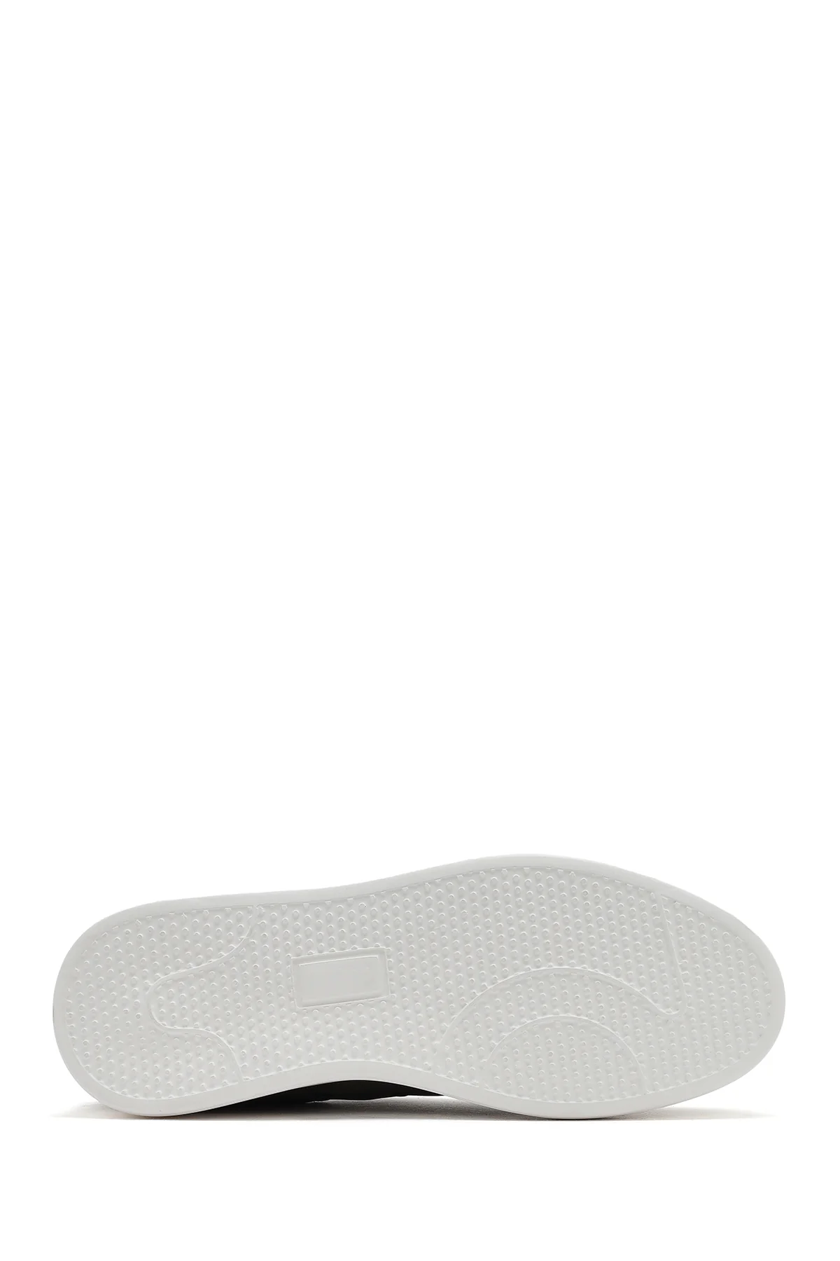 Erkek Haki Bağcıklı Nubuk Deri Sneaker - Image 4