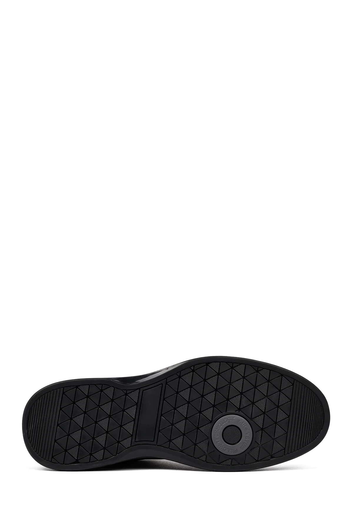 Erkek Kahverengi Bağcıklı Deri Casual Sneaker - Image 4