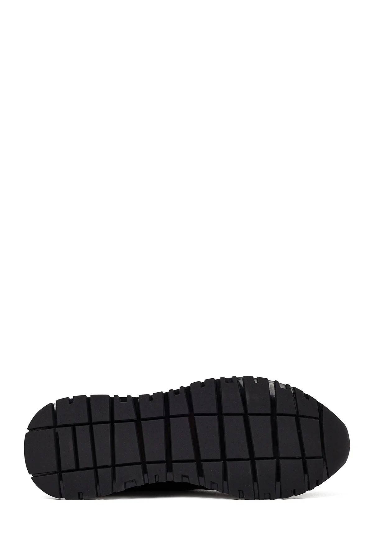 Erkek Kahverengi Bağcıklı Kalın Tabanlı Deri Casual Sneaker - Image 4