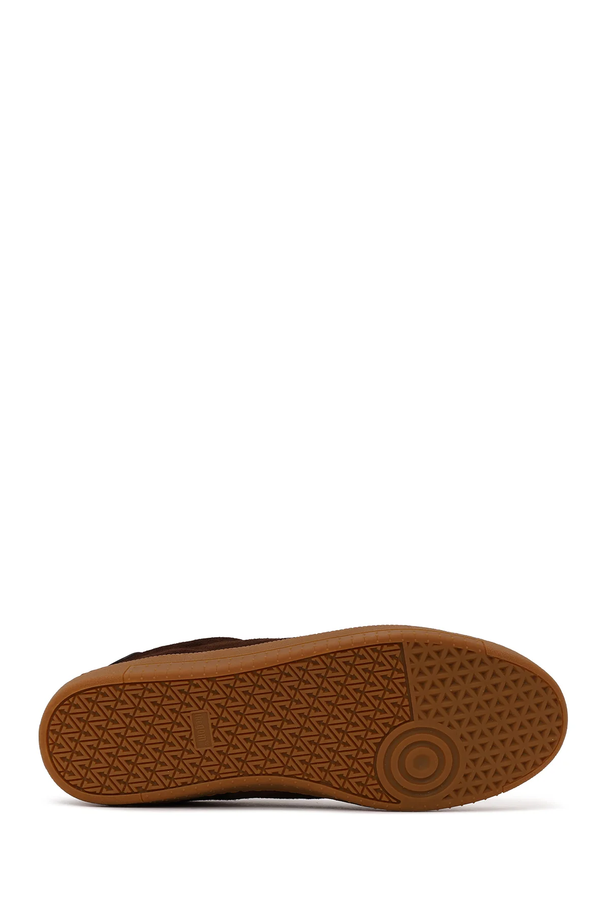 Erkek Kahverengi Bağcıklı Süet Deri Sneaker - Image 5