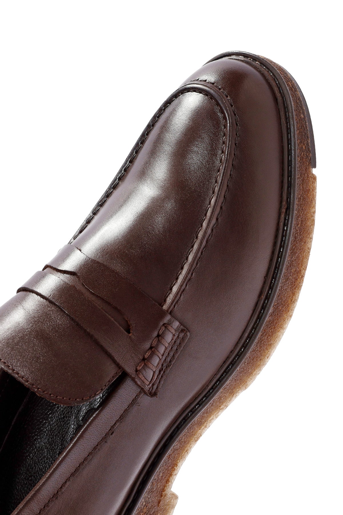 Erkek Kahverengi Deri Casual Loafer - Image 10