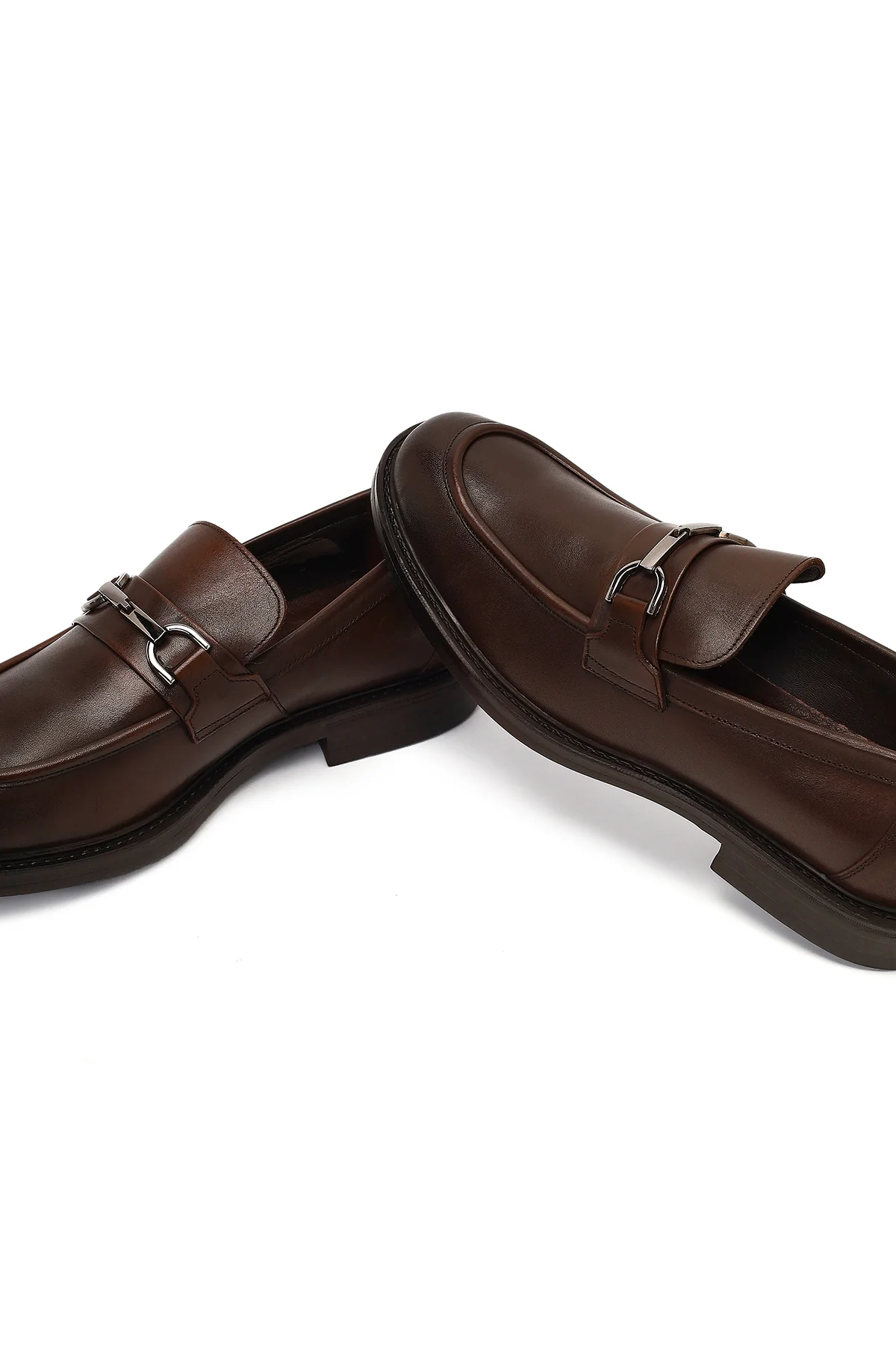 Erkek Kahverengi Deri Casual Loafer - Image 10