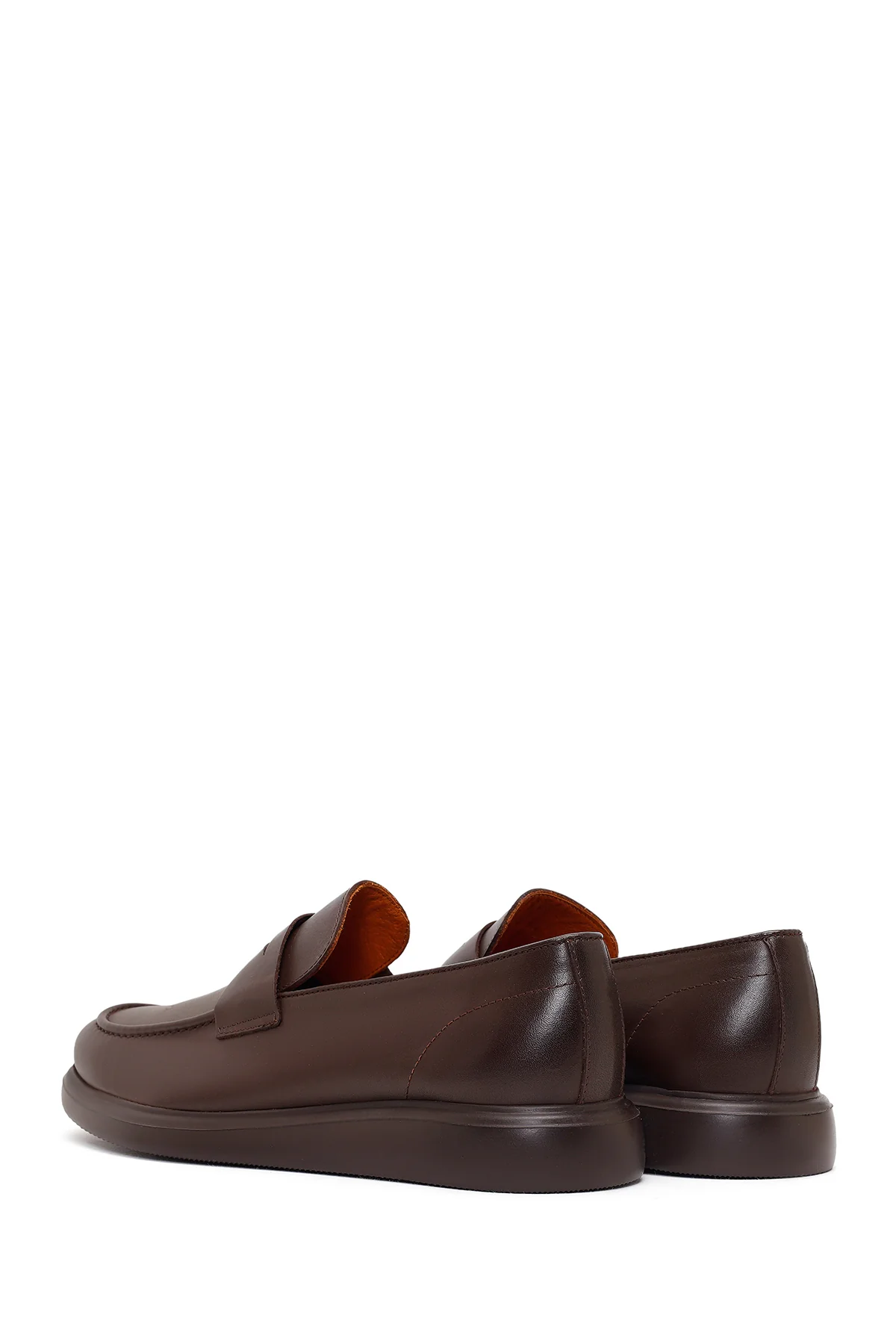 Erkek Kahverengi Deri Casual Loafer - Image 7