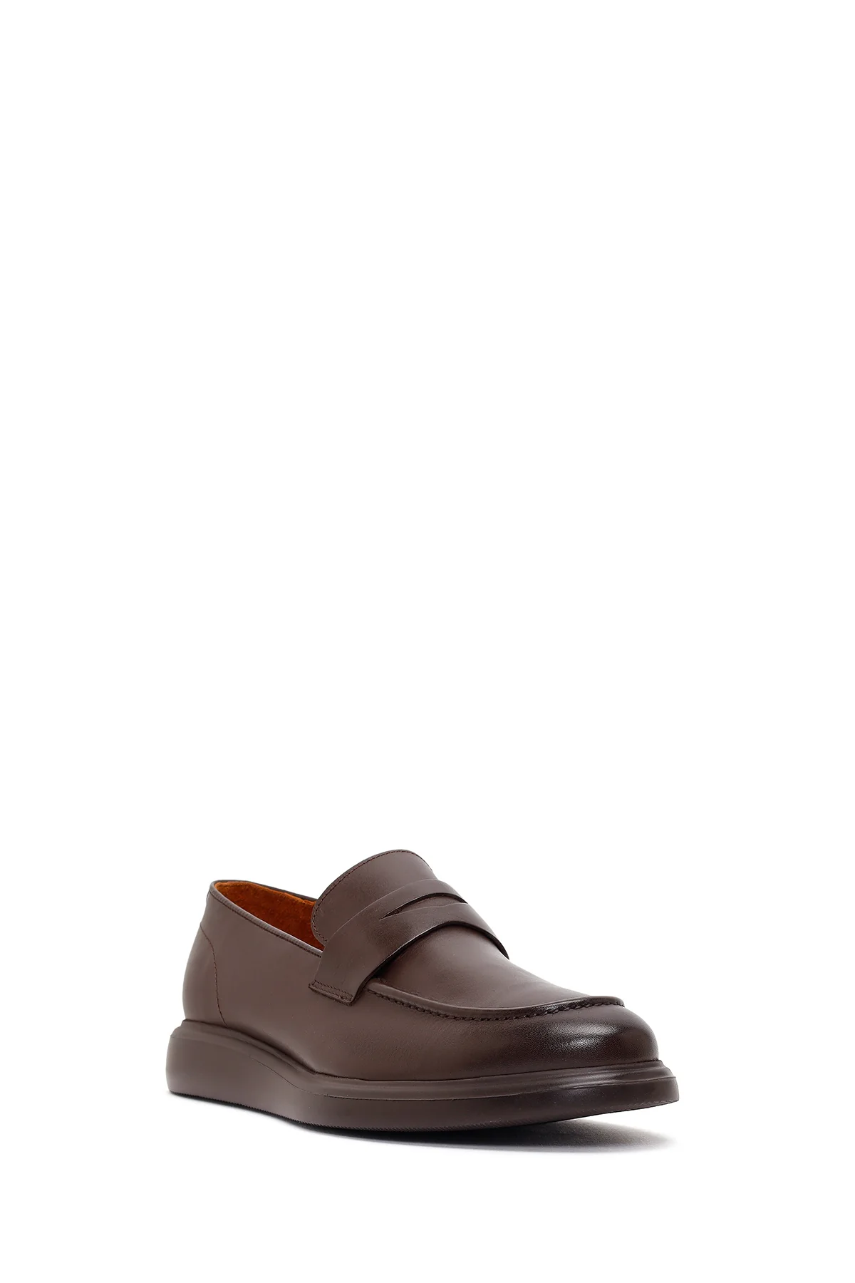 Erkek Kahverengi Deri Casual Loafer - Image 8