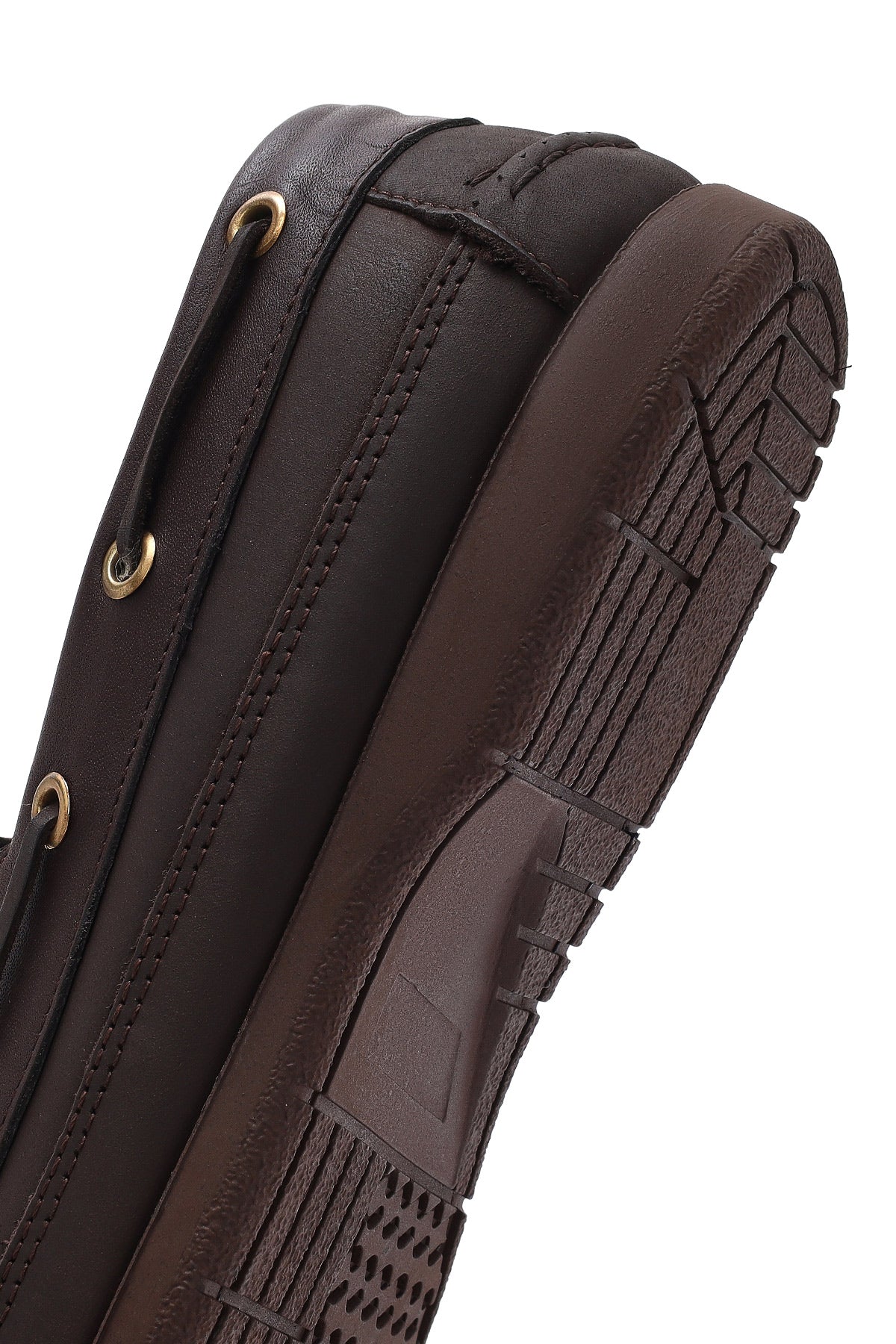 Erkek Kahverengi Deri Comfort Casual Ayakkabı - Image 8