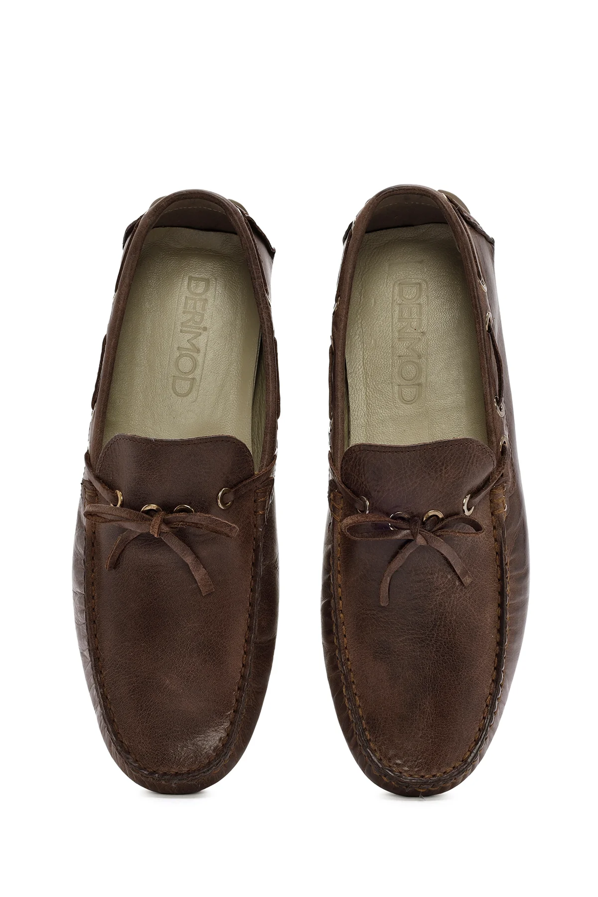 Erkek Kahverengi Deri Comfort Loafer - Image 7