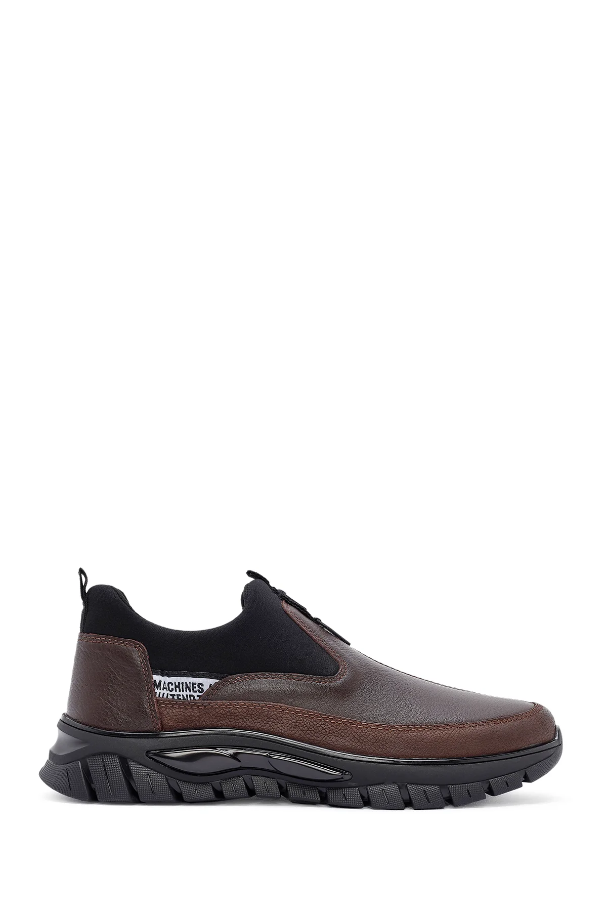 Erkek Kahverengi Deri Comfort Loafer