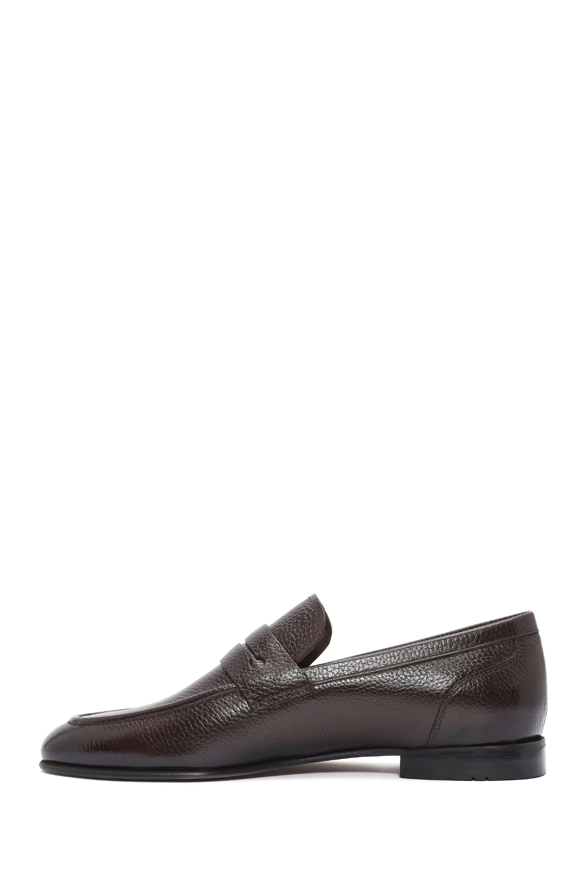 Erkek Kahverengi Deri Klasik Loafer - Image 2