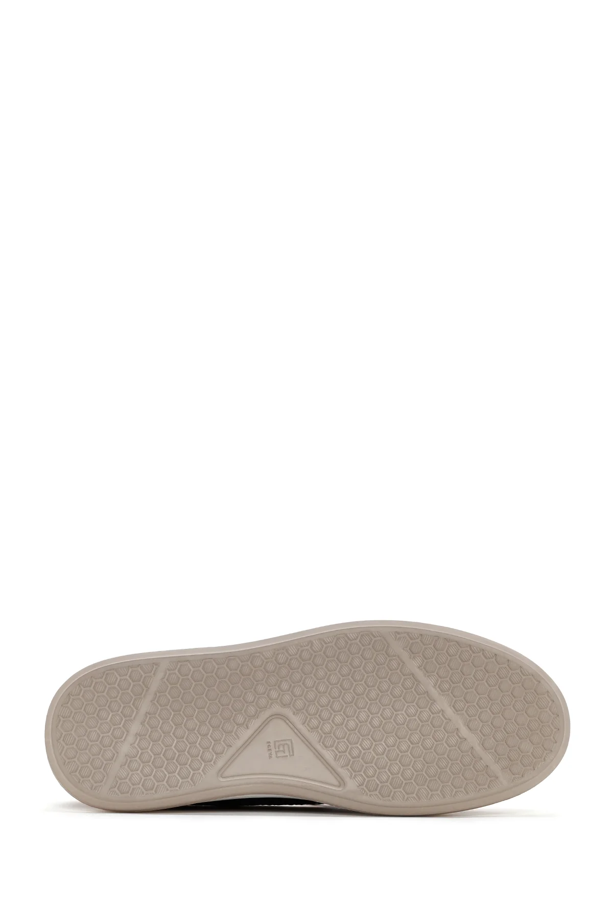 Erkek Kahverengi Kalın Tabanlı Örgü Deri Casual Loafer - Image 5