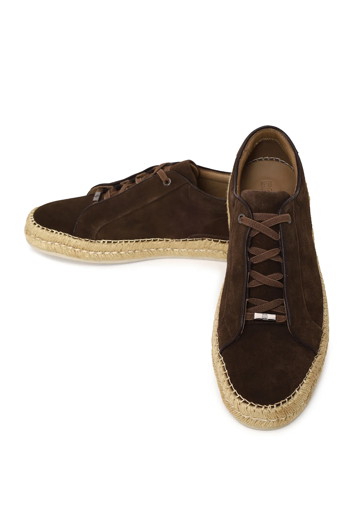 Erkek Kahverengi Kalın Tabanlı Süet Deri Sneaker - Image 11