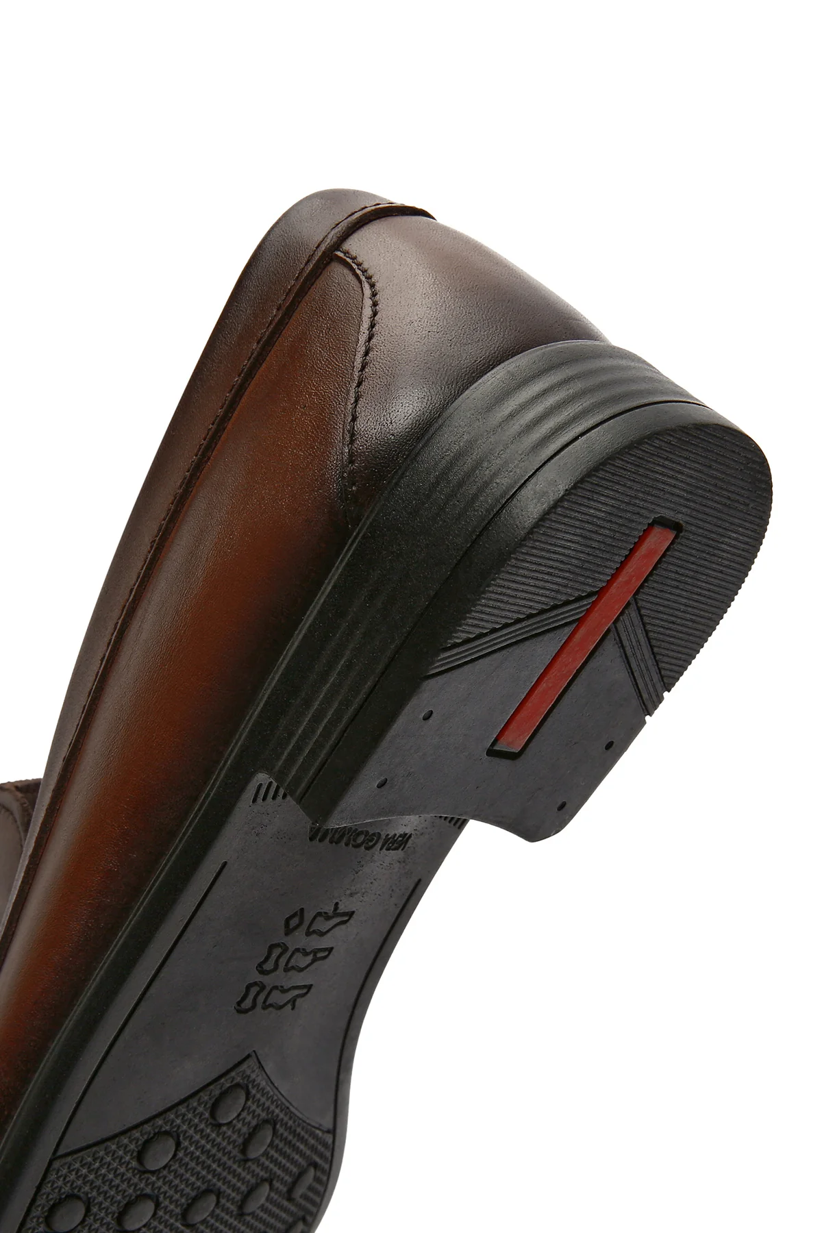 Erkek Kahverengi Püsküllü Deri Casual Loafer - Image 8