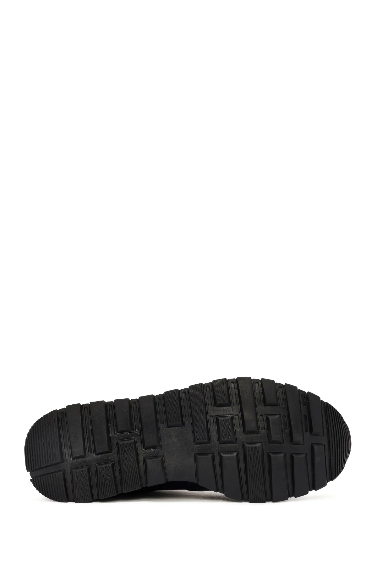 Erkek Lacivert Bağcıklı Deri Casual Sneaker - Image 4