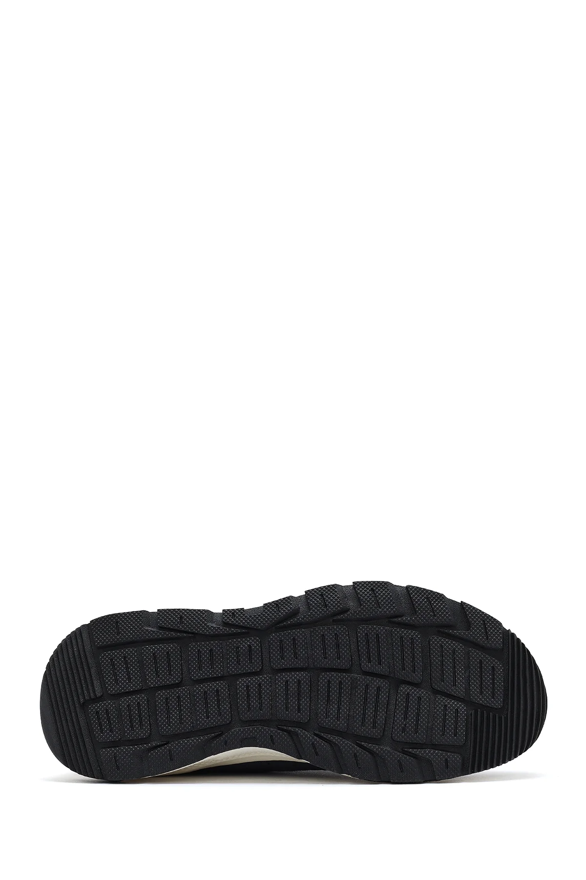 Erkek Lacivert Bağcıklı Nubuk Deri Sneaker - Image 4