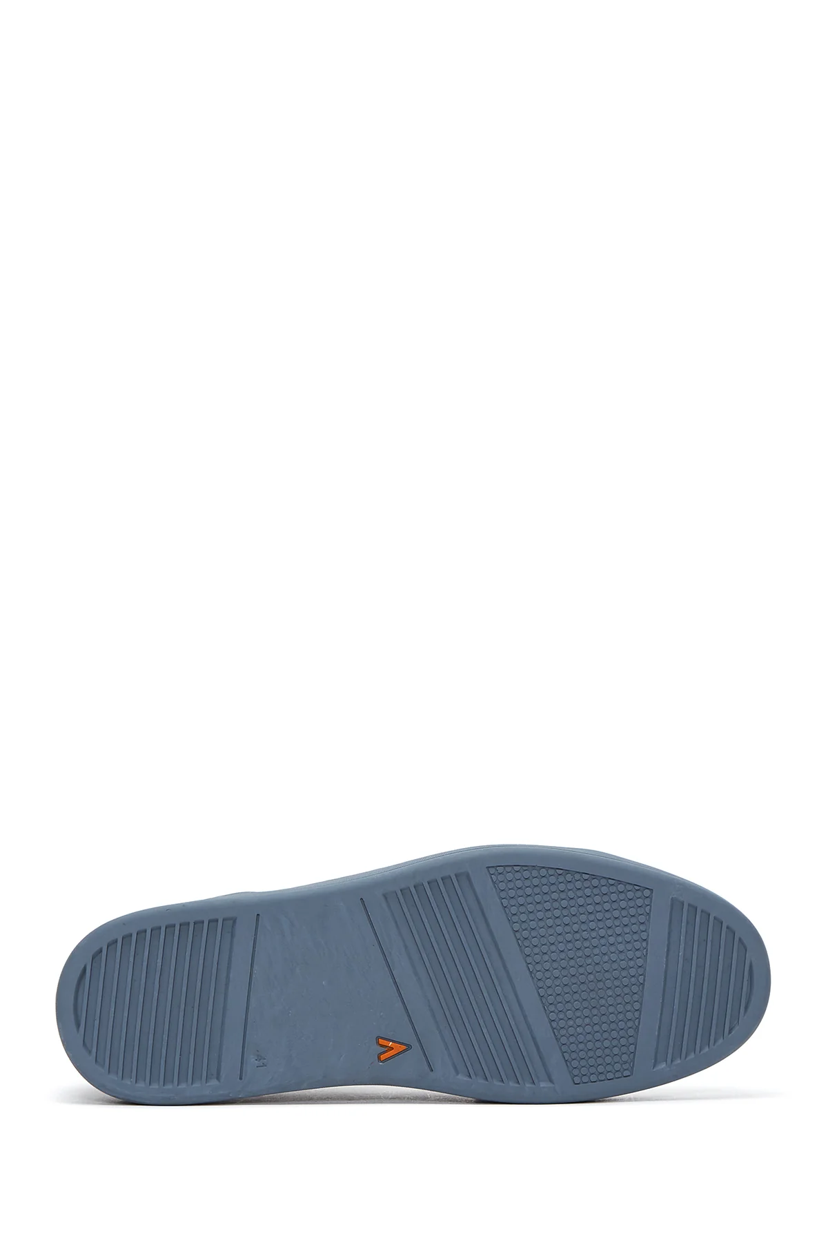 Erkek Lacivert Deri Sneaker - Image 3