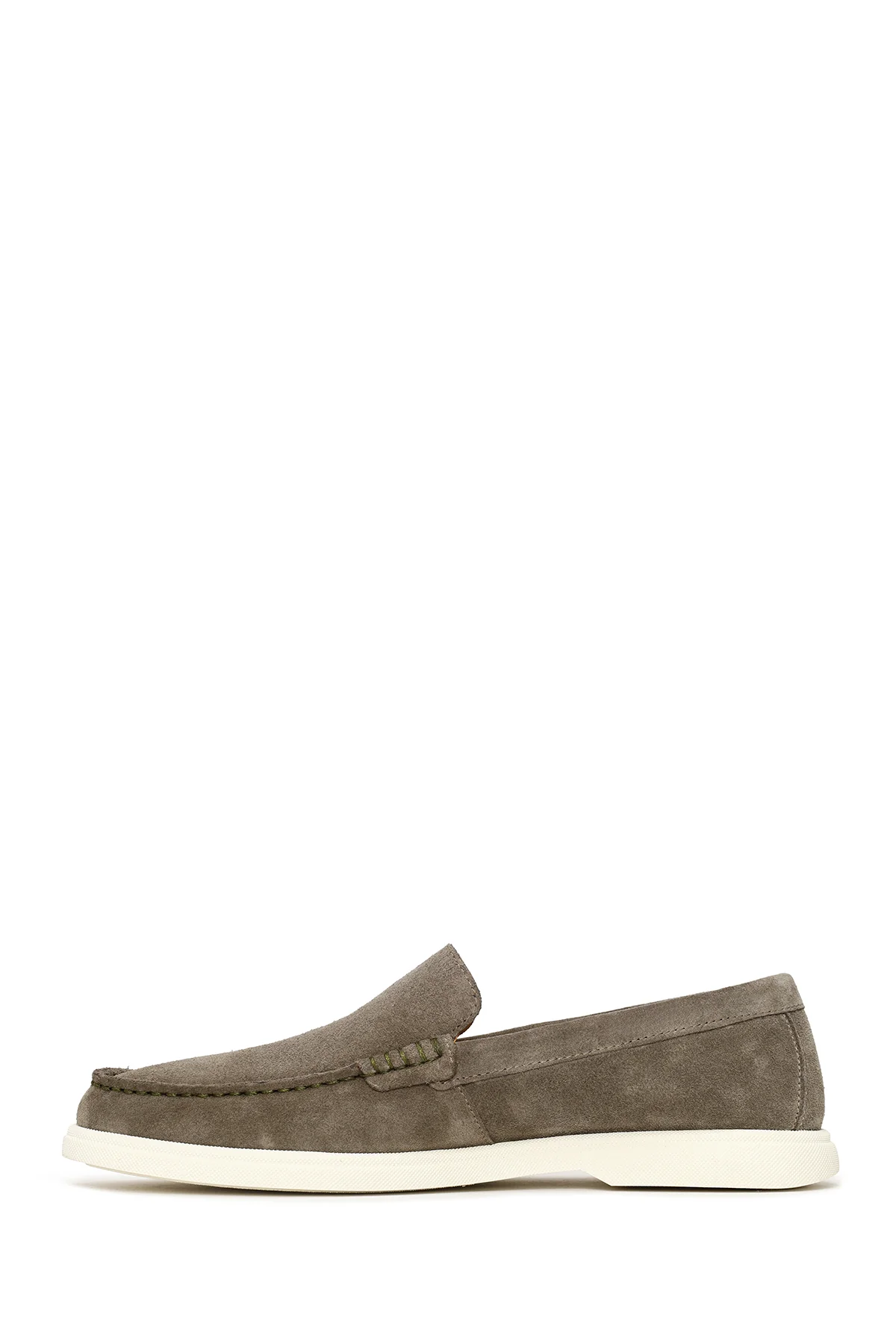 Erkek Mint Yeşili Süet Deri Loafer - Image 3