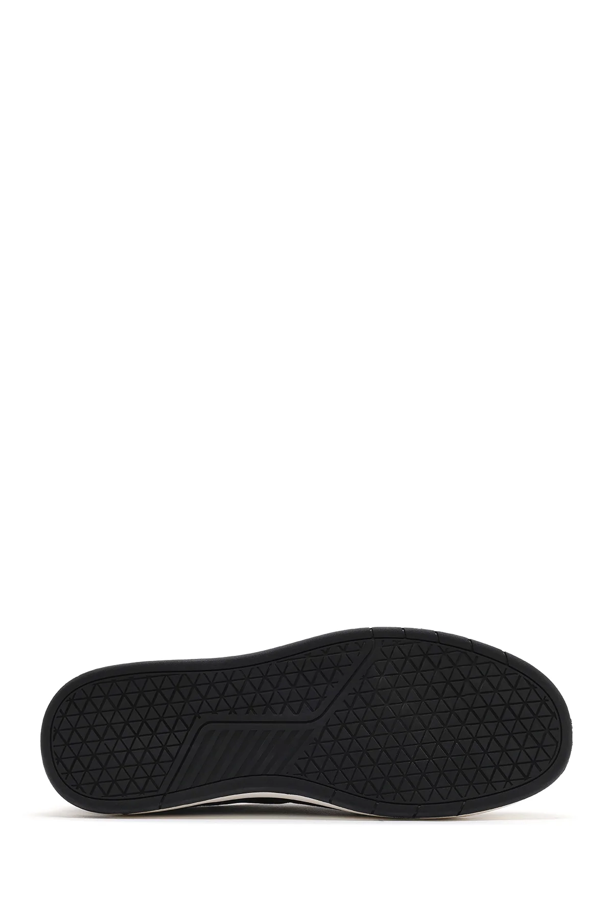 Erkek Siyah Bağcıklı Deri Sneaker - Image 4