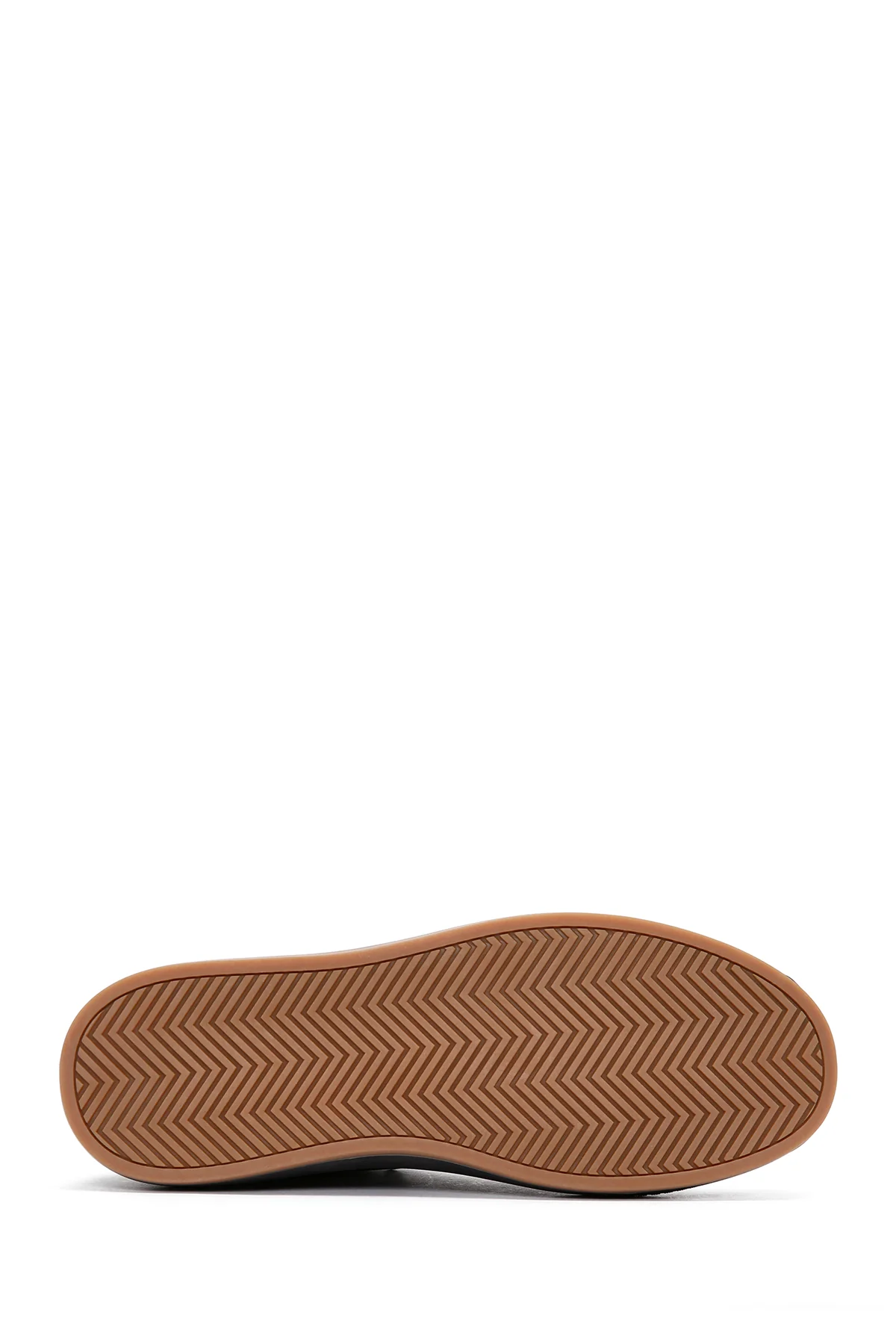 Erkek Siyah Bağcıklı Deri Sneaker - Image 4