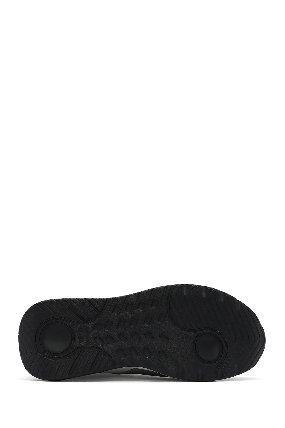 Erkek Siyah Bağcıklı Kalın Tabanlı Deri Sneaker - Image 4