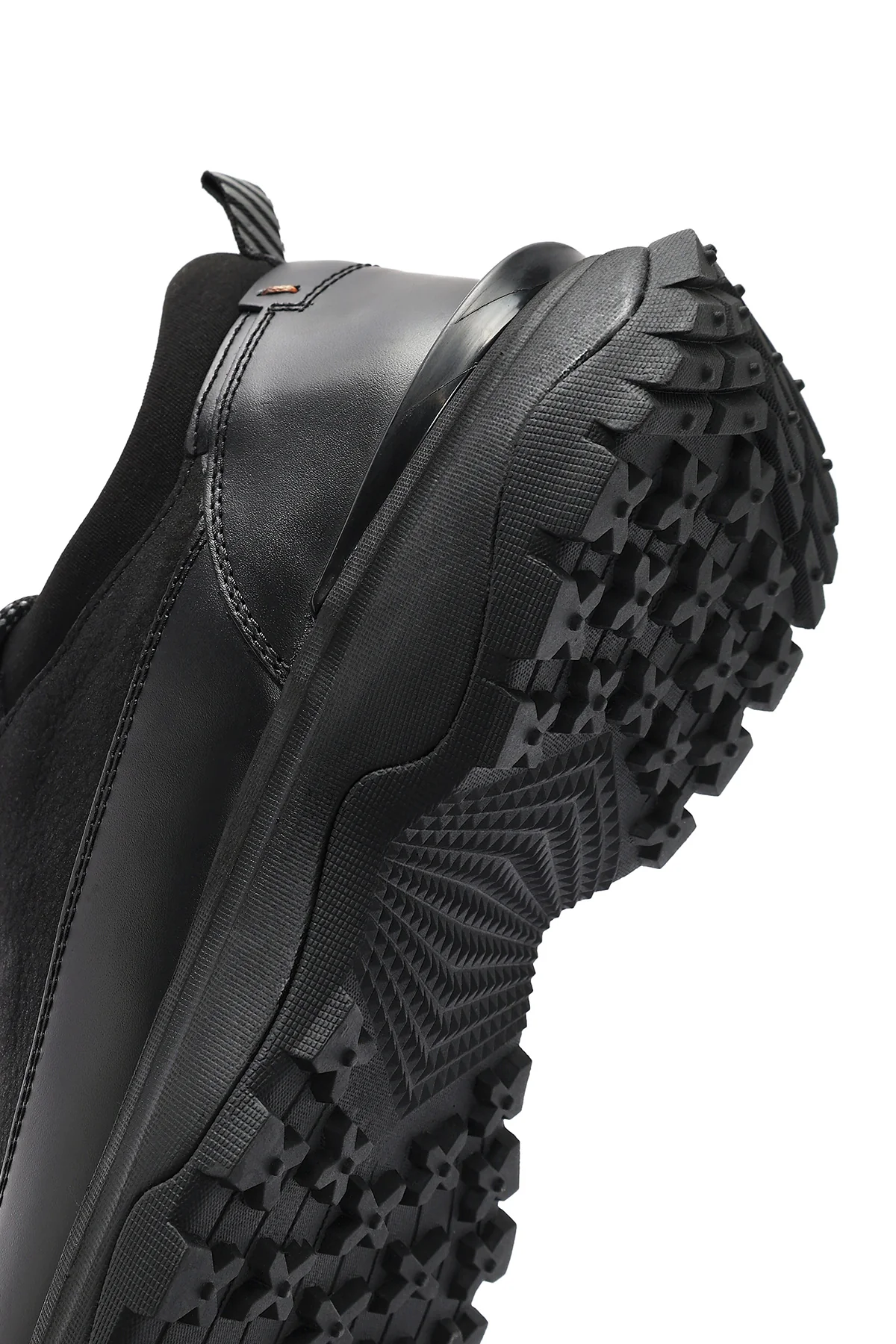 Erkek Siyah Bağcıklı Nubuk Deri Sneaker - Image 9