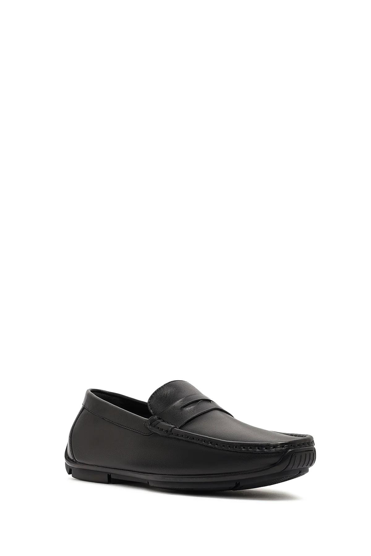 Erkek Siyah Deri Casual Loafer - Image 6
