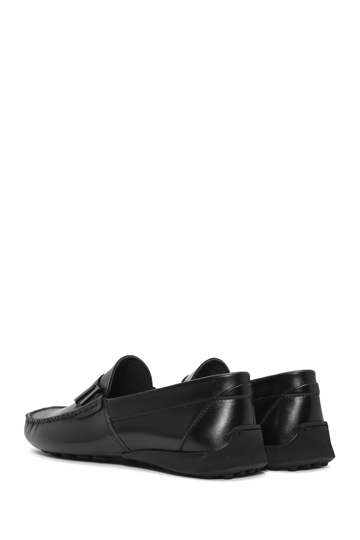 Erkek Siyah Deri Casual Loafer - Image 5
