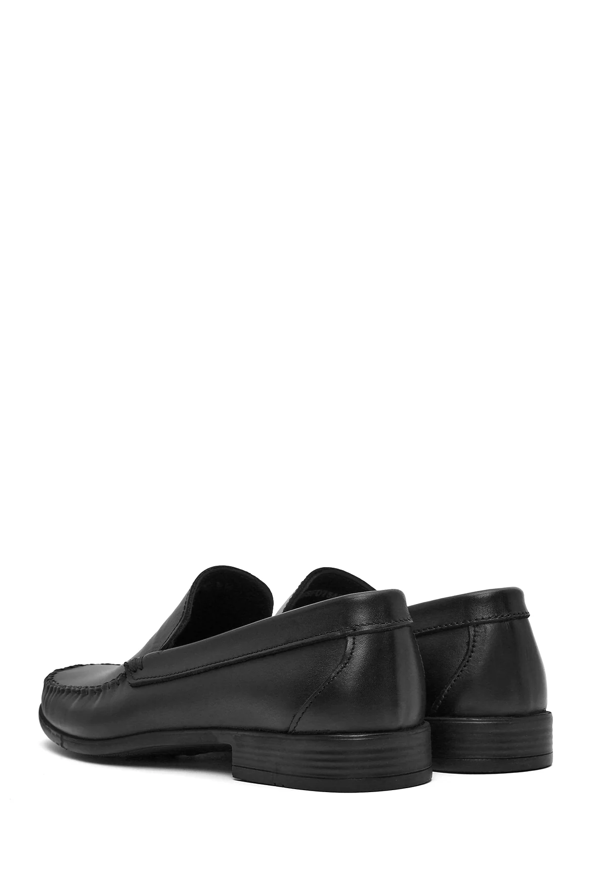 Erkek Siyah Deri Casual Loafer - Image 5