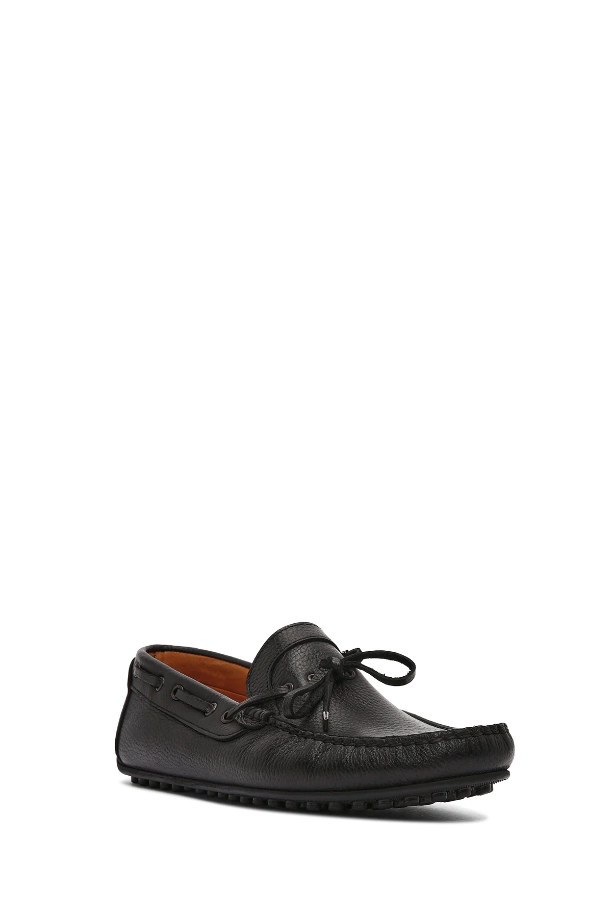 Erkek Siyah Deri Casual Loafer - Image 6