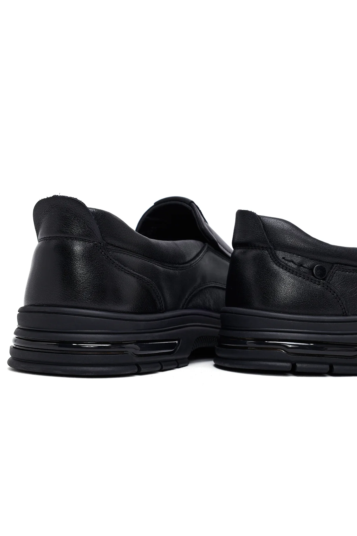 Erkek Siyah Deri Casual Loafer - Image 10
