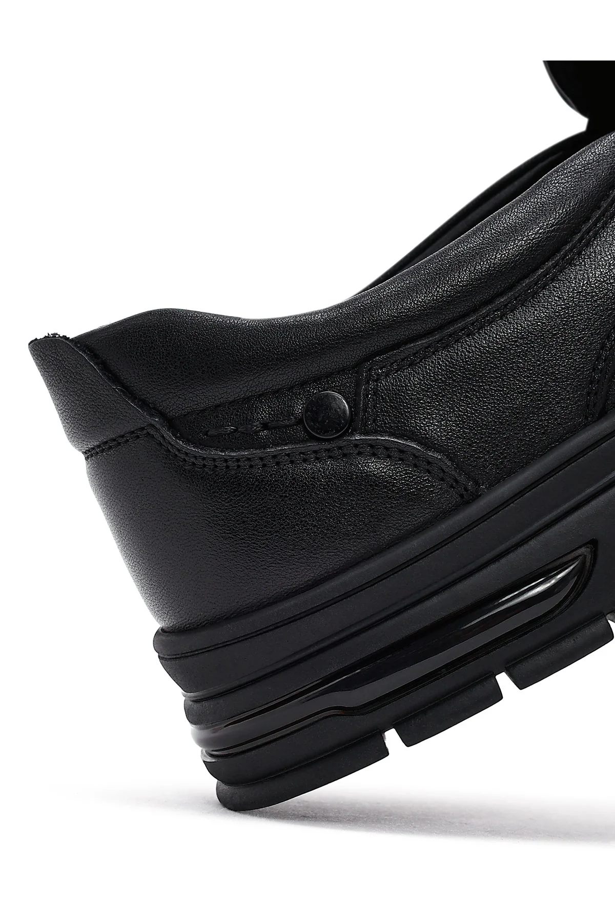 Erkek Siyah Deri Casual Loafer - Image 8