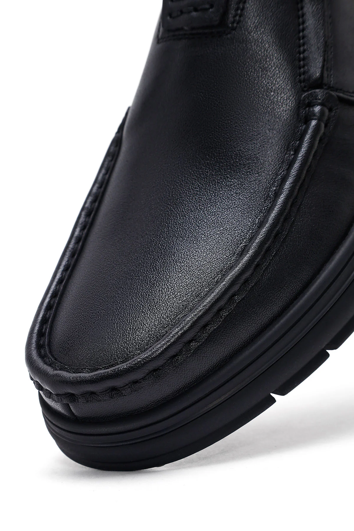 Erkek Siyah Deri Casual Loafer - Image 9