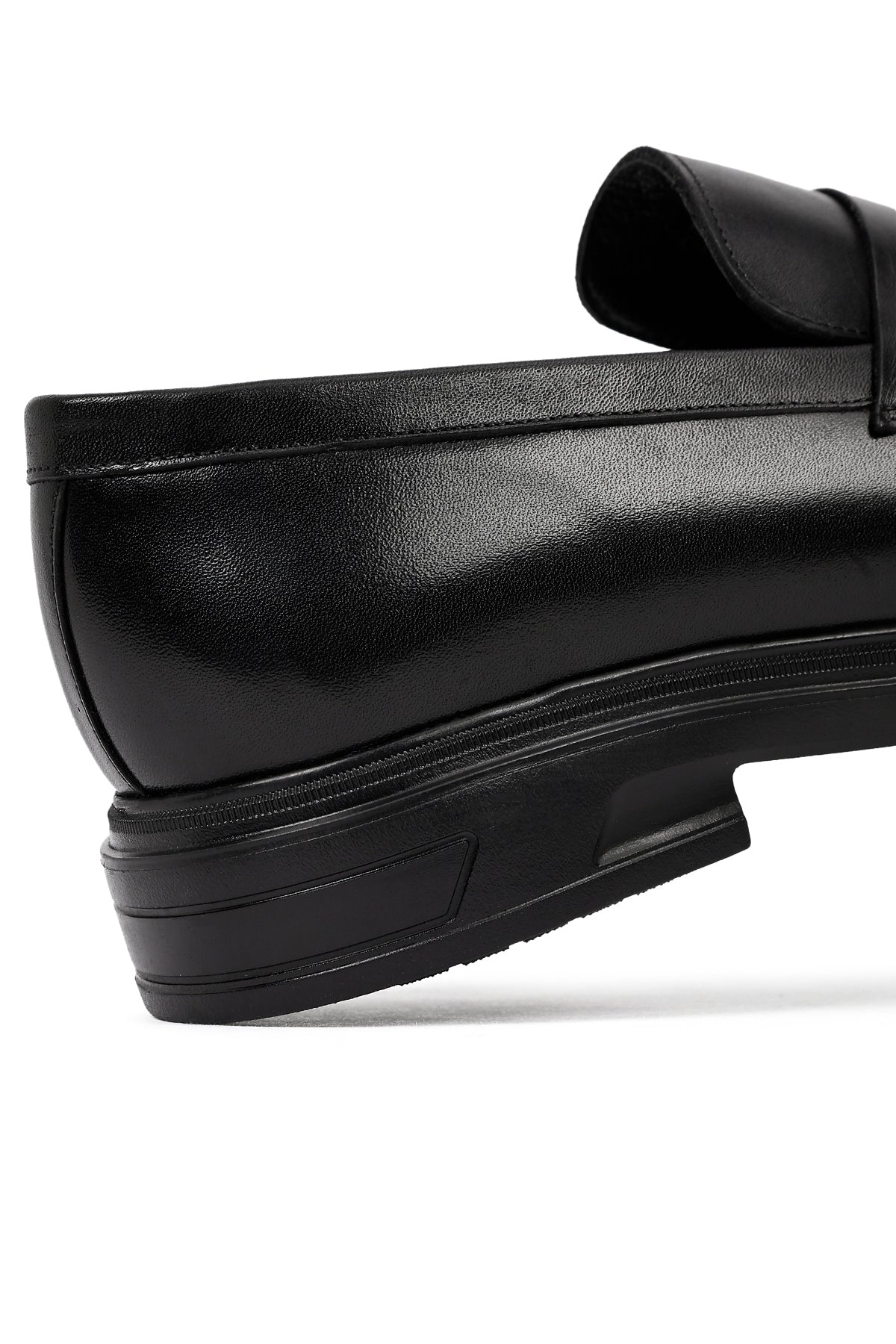 Erkek Siyah Deri Casual Loafer - Image 10