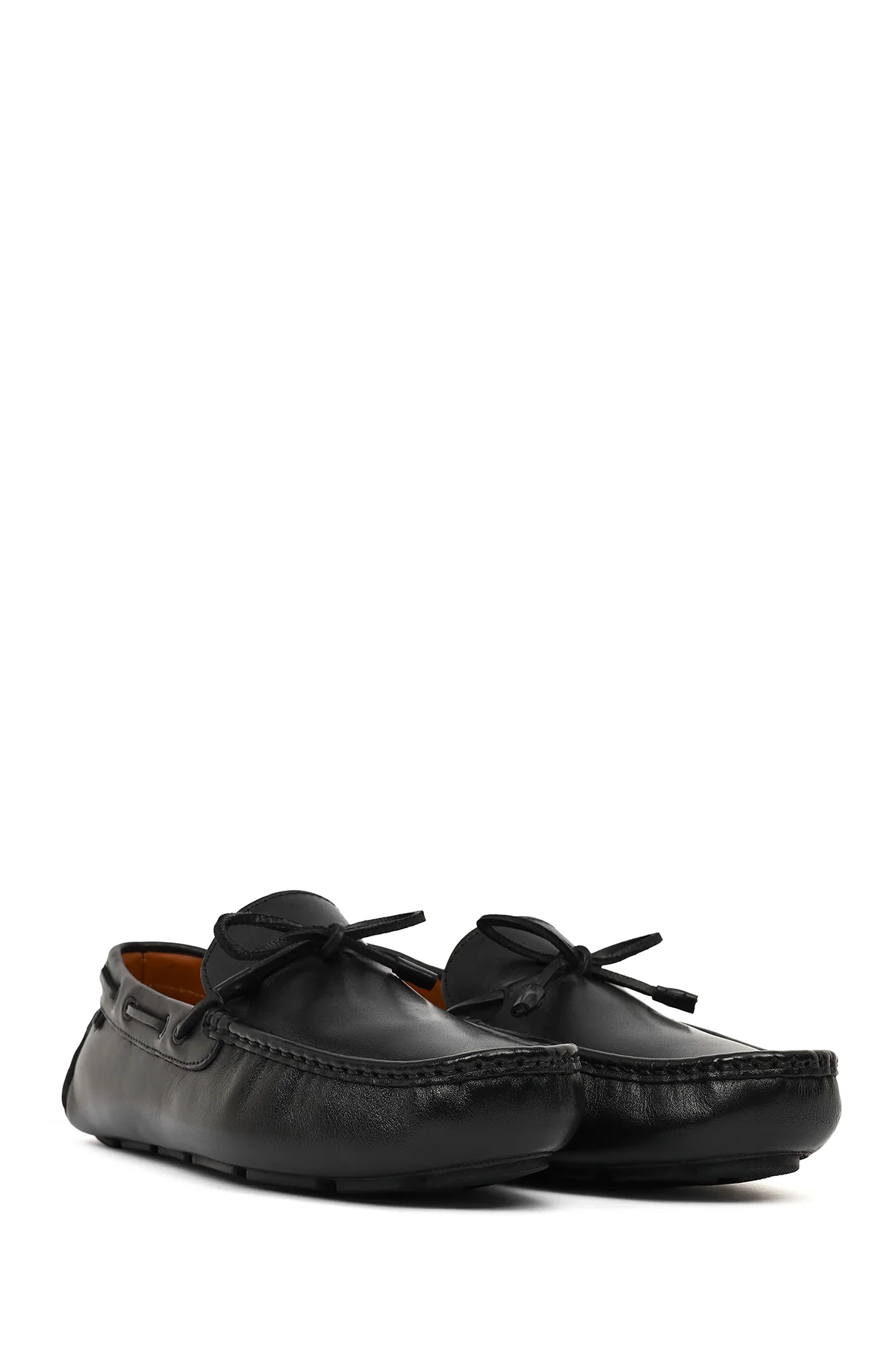 Erkek Siyah Deri Casual Loafer - Image 2
