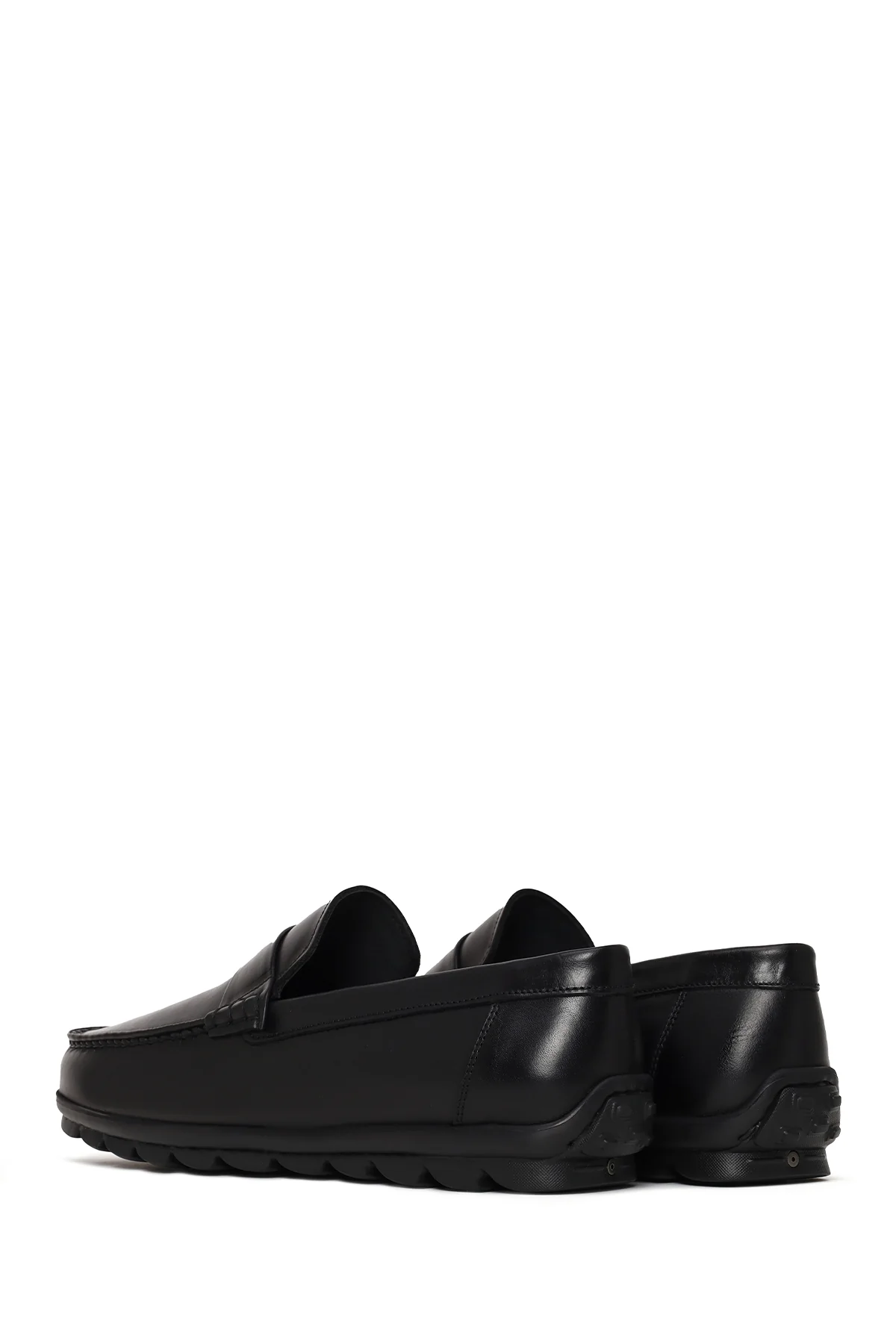 Erkek Siyah Deri Casual Loafer - Image 6