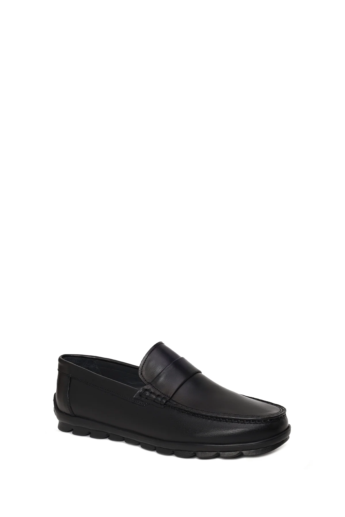 Erkek Siyah Deri Casual Loafer - Image 7