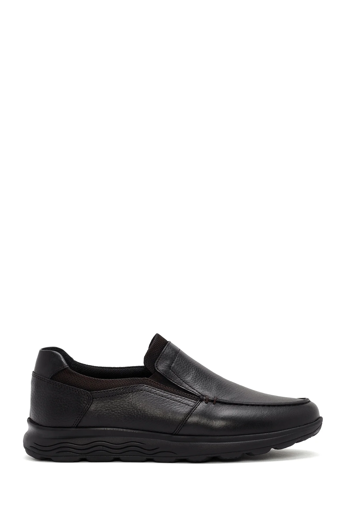 Erkek Siyah Deri Comfort Loafer