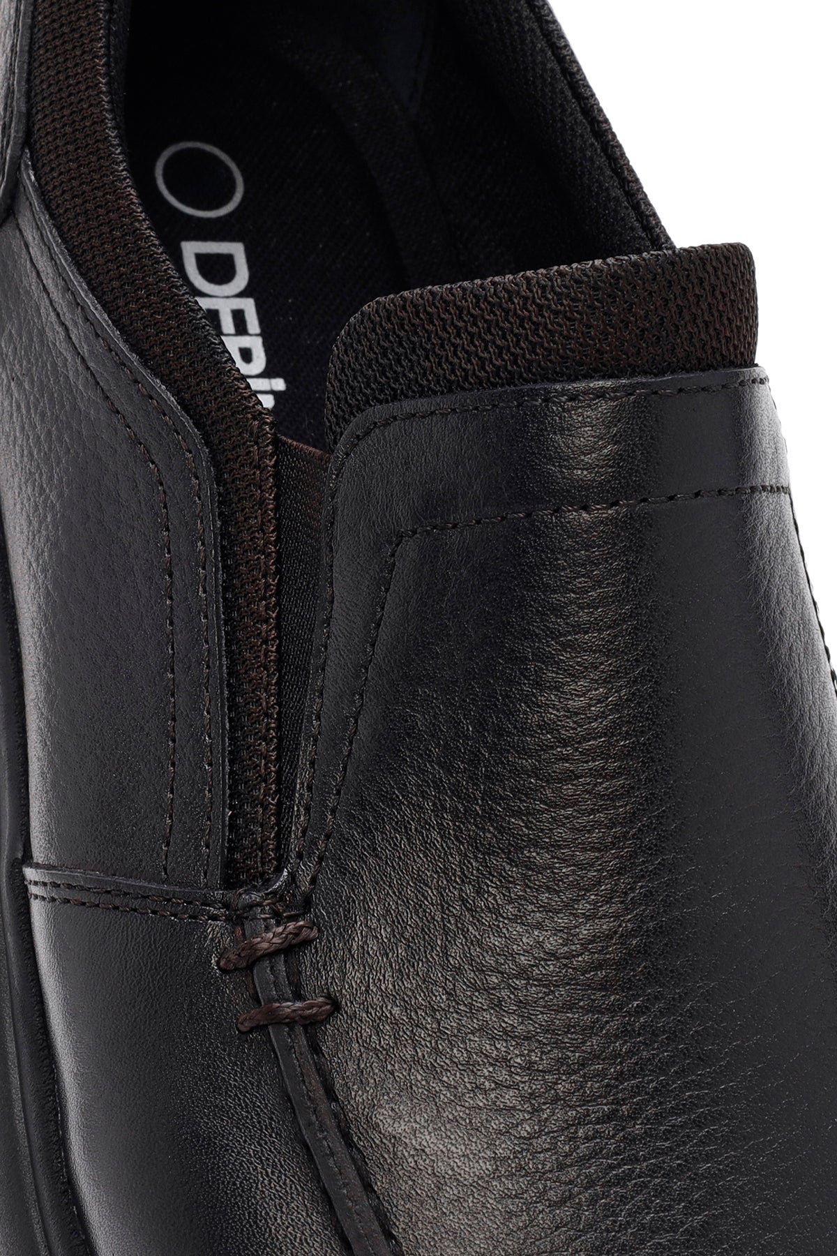 Erkek Siyah Deri Comfort Loafer - Image 9