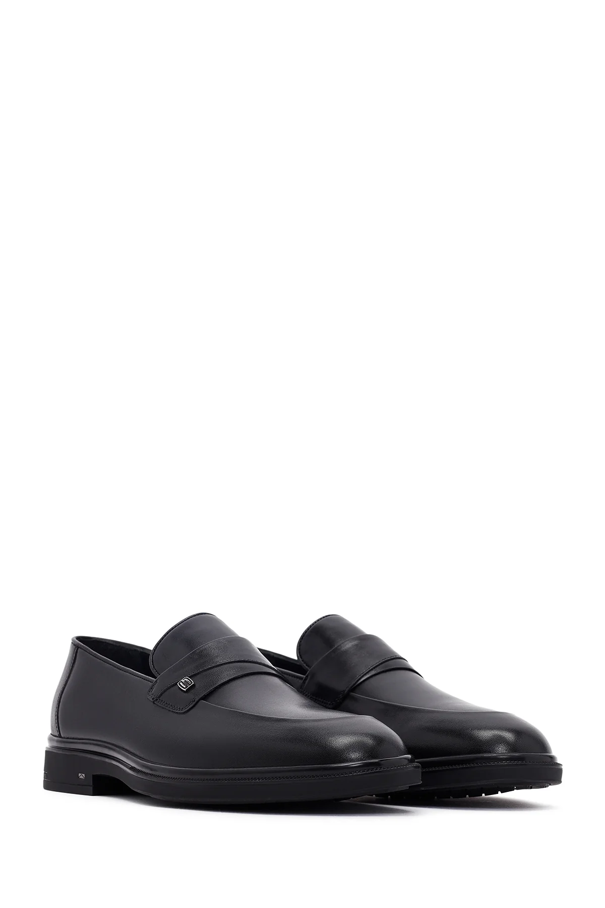 Erkek Siyah Deri Klasik Loafer - Image 3