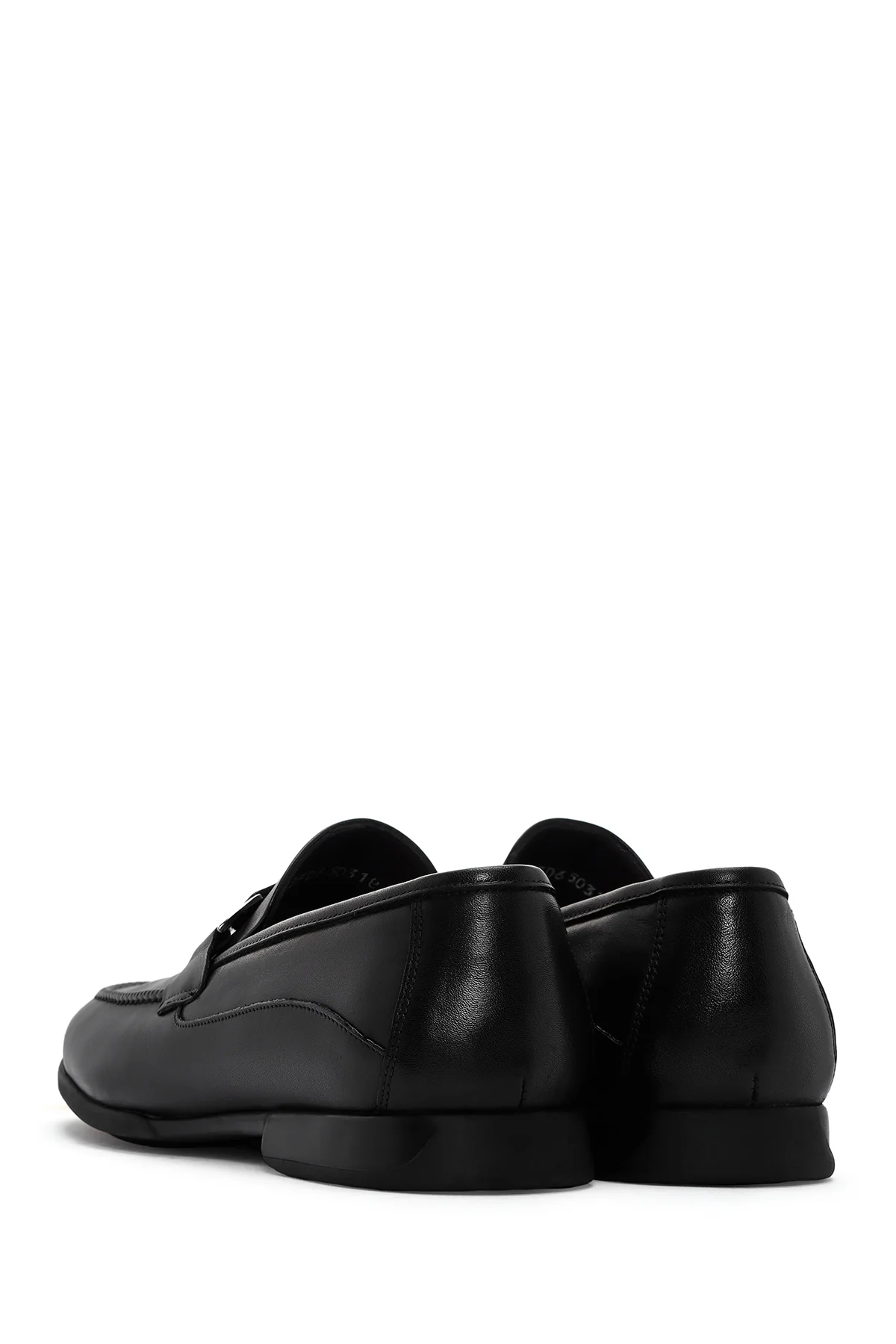 Erkek Siyah Deri Klasik Loafer - Image 5