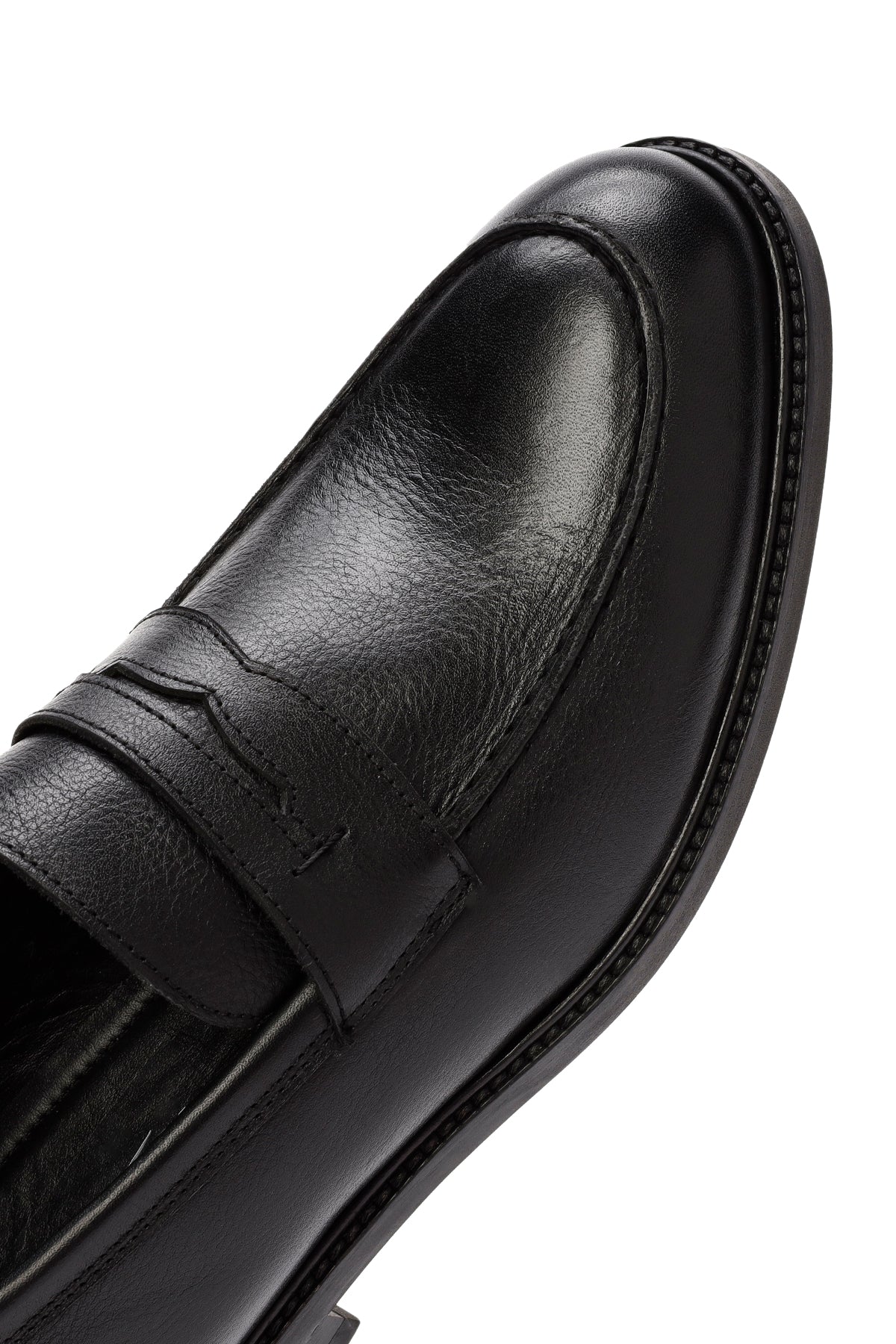 Erkek Siyah Deri Klasik Loafer - Image 10