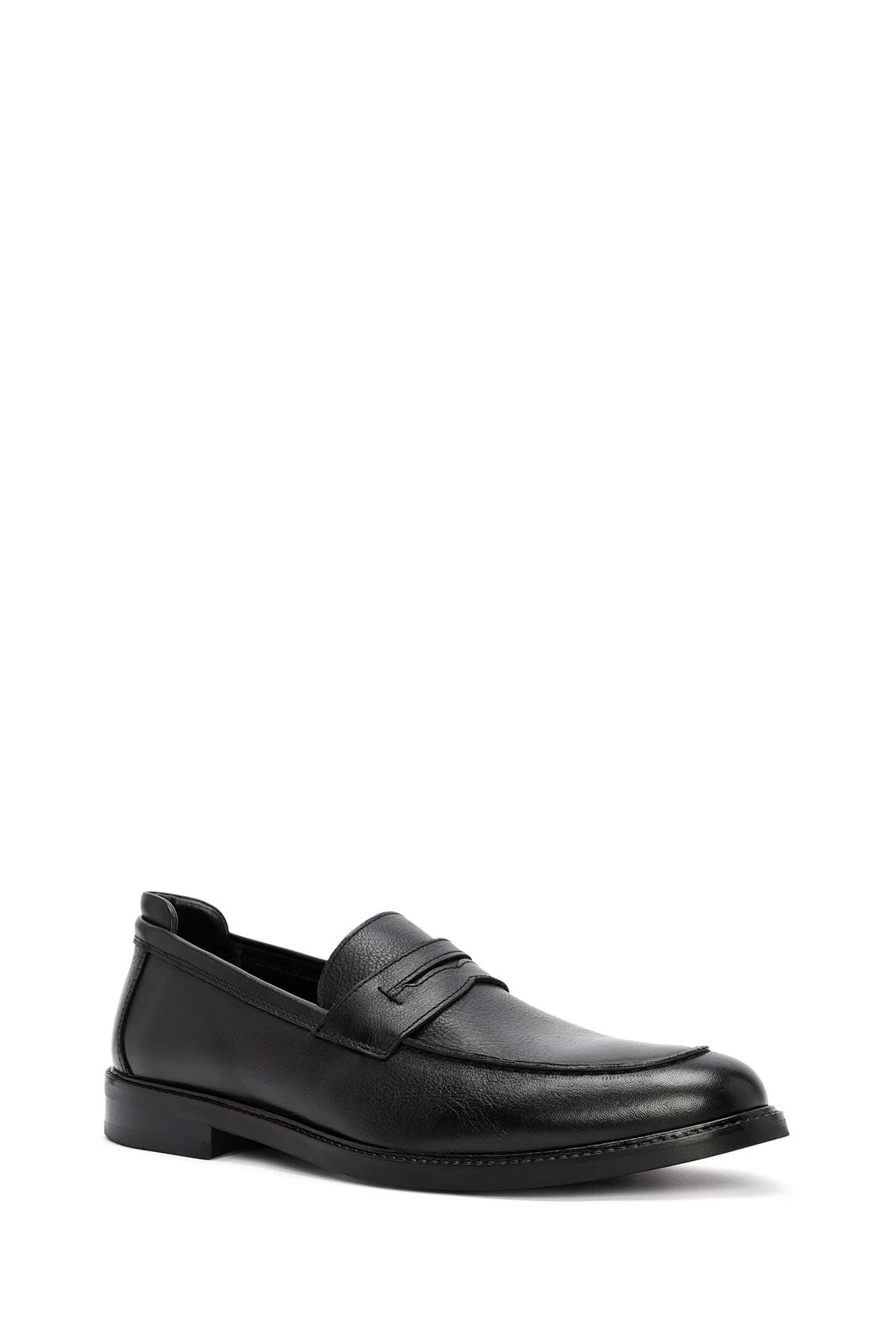 Erkek Siyah Deri Klasik Loafer - Image 6