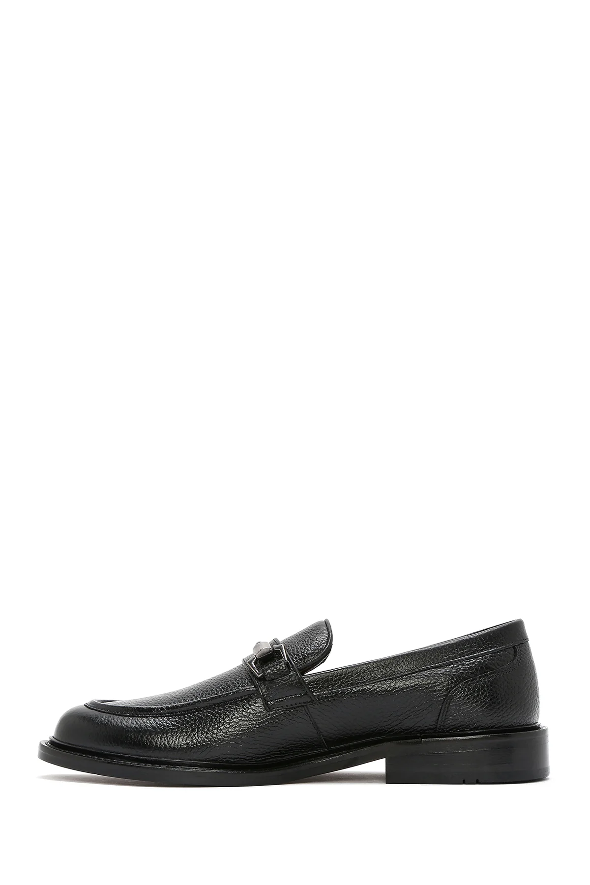 Erkek Siyah Deri Klasik Loafer - Image 2