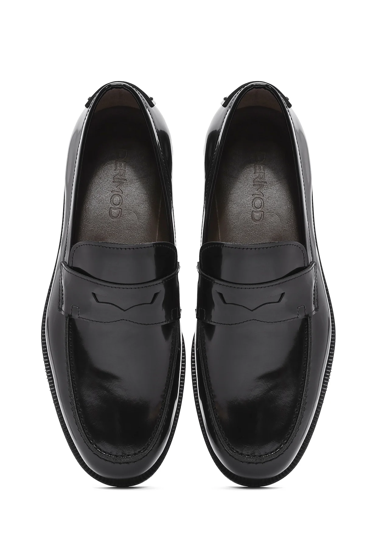 Erkek Siyah Deri Klasik Loafer - Image 8