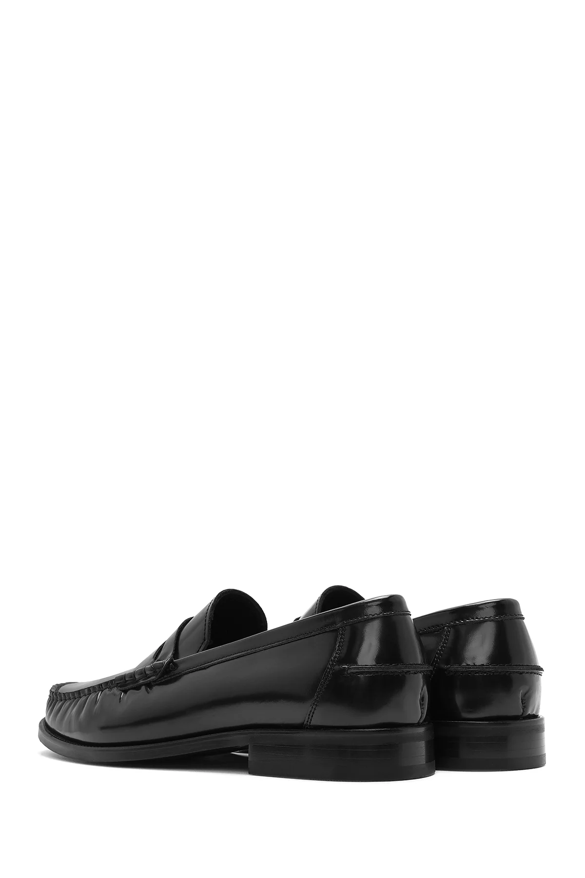 Erkek Siyah Deri Klasik Loafer - Image 6