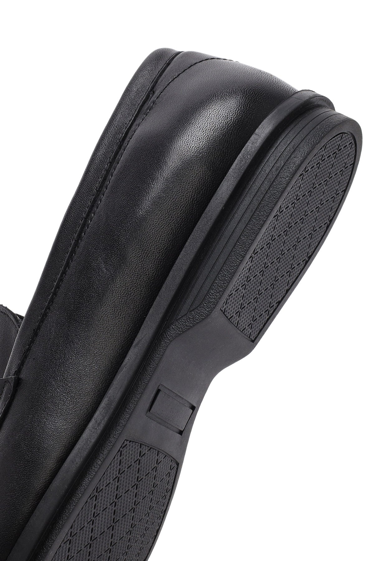 Erkek Siyah Deri Klasik Loafer - Image 8
