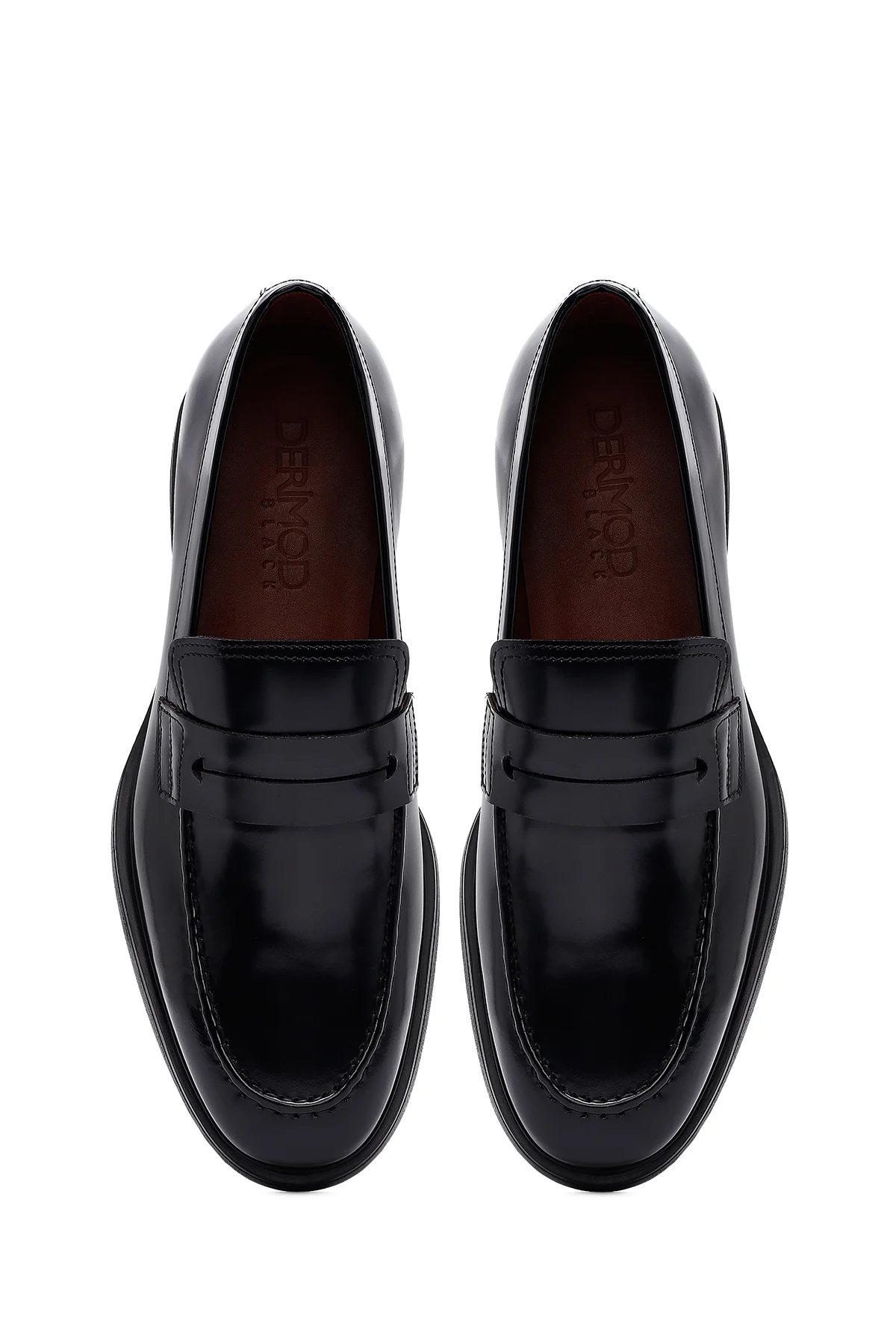 Erkek Siyah Deri Klasik Loafer - Image 7