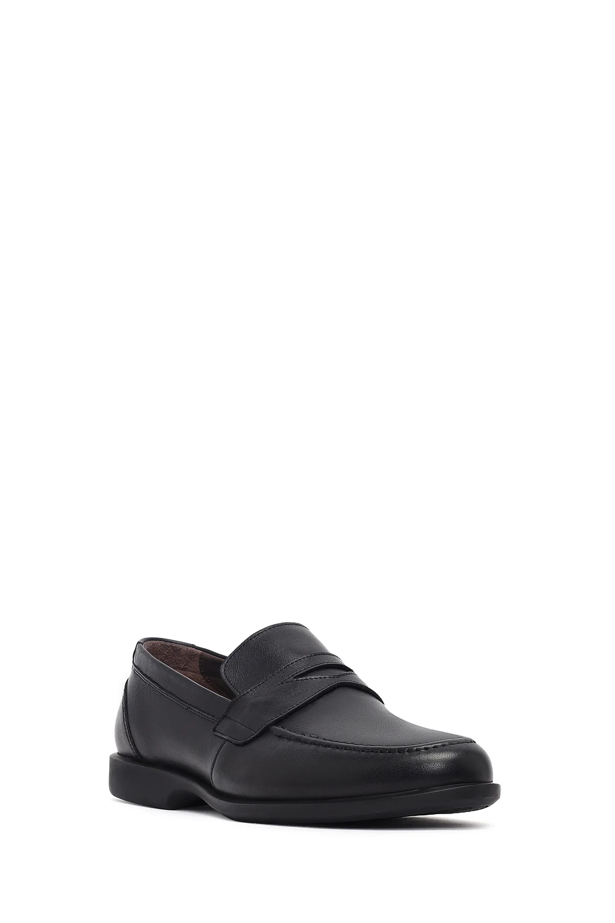 Erkek Siyah Deri Klasik Loafer - Image 6