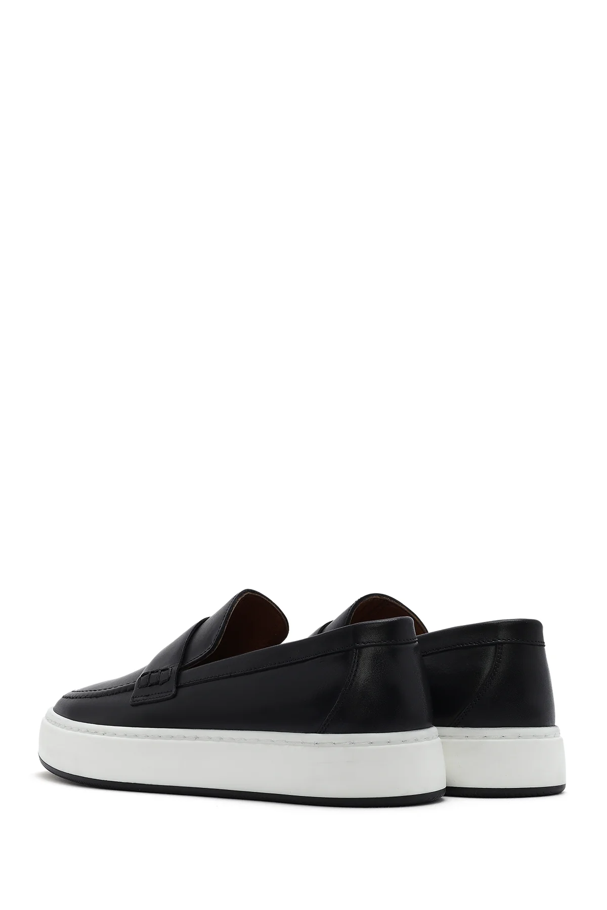 Erkek Siyah Deri Loafer - Image 6
